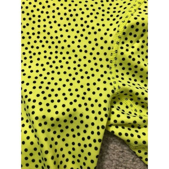 Nike Dri-Fit Hyper Warm 1/2 Zip Polka Dot Long-sleeves Neon Athletic Top XS - Picture 15 of 16